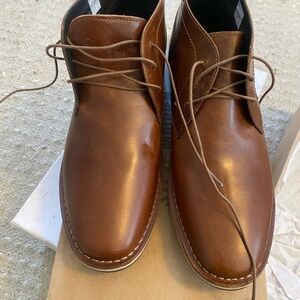 Steve Madden Brown Leather Chukka Boots
